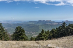 Bergpanorama in Griechenland.